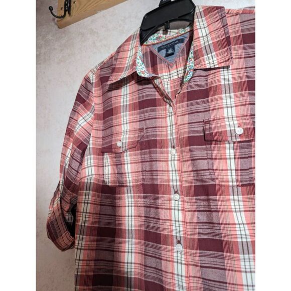 Tommy Hilfiger lightweight button down shirt large - Picture 3 of 4